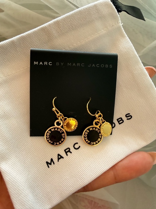 Marc Jacobs Jewelry - Marc Jacobs Gold Coin Charm Drop Earrings